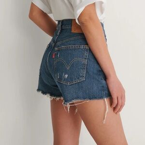 Levi’s High Rise Denim Shorts 501